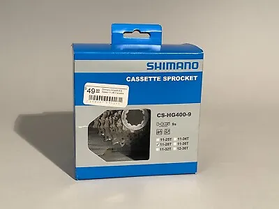 NEW SHIMANO Alivio CS-HG400-9 9-Speed 11-28 Tooth Hyper Glide Cassette Sprocket • $28.95