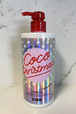 Victorias Secret Pink Coco Christmas Almond Coconut Oil Hydrating Body Lotion 14 • $24.95