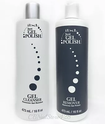 IBD Just Gel Polish- Nail Gel CLEANSER Or REMOVER 16oz/473ml • $20.99