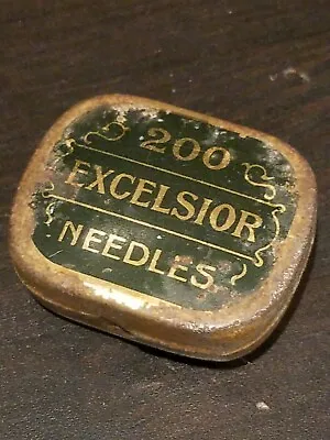 Gramophone Phonograph Needle Tin Nadeldose Excelsior  • $22