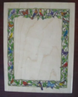 £5.99 • Buy Large Michaelsen Rubber Stamp:   Bird And Butterfly Frame  300-19