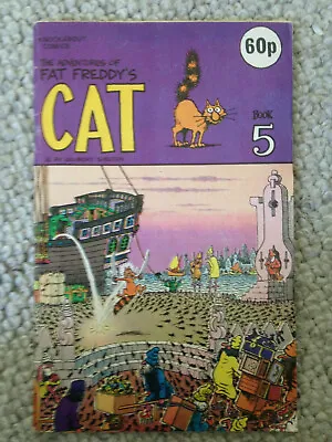 The Adventures Of Fat Freddy's Cat Book 5 Knockabout Comics • £10