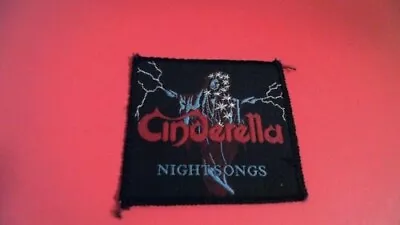 RARE Vintage Cinderella Sew On Patch! Poison Motley Crue Guns N Roses • $27.99