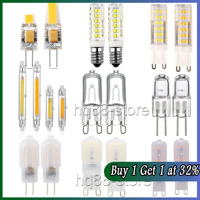 G4 G9 E14 R7S Halogen Capsule Light LED Bulbs 5W 8W 10W 20W 25W 40W 60W Lamps UK • £2.88