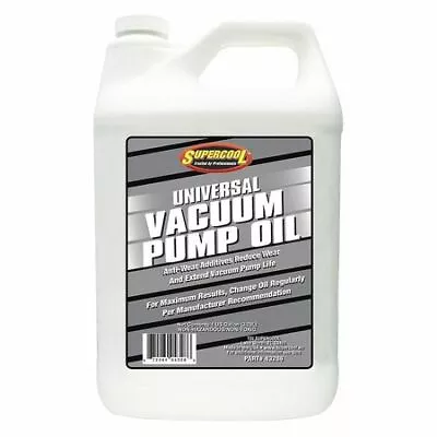 $32.42 • Buy Supercool 43286 Vacuum Pump Oil, Yellow, 1 Gal.