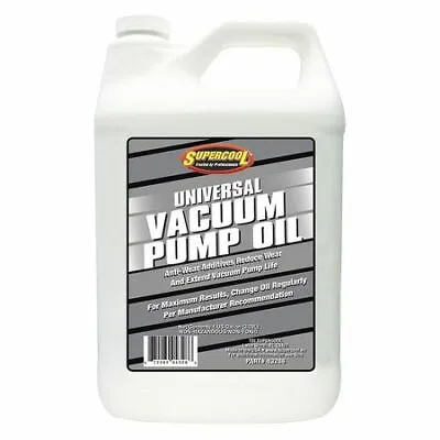 Supercool 43286 Vacuum Pump Oil Yellow 1 Gal. • $32.09