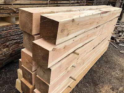 £50 • Buy 6”x6”x8’ British Larch Beams Fresh Sawn