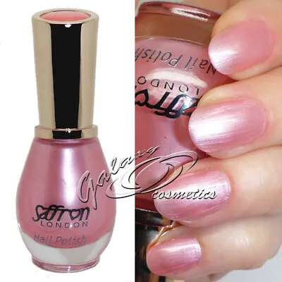 Pearl PINK Nail Polish Varnish By Saffron London #32 Pass The Pink • £4.45