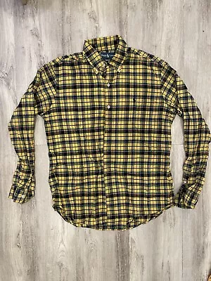 Lot 3 Polo Ralph Lauren Long Sleeve Plaid Flannel Button Ups Shirts Medium • $68