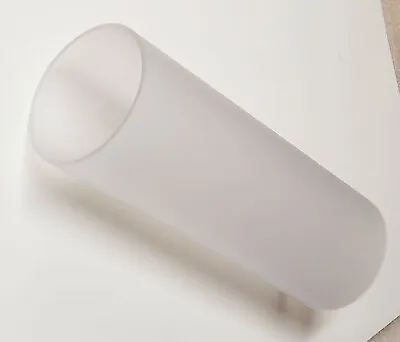 1 Clear Frosted 3 1/2” Od 3 1/4 Id Diameter 8  Inch Long Acrylic Plexiglass Tube • $17.97