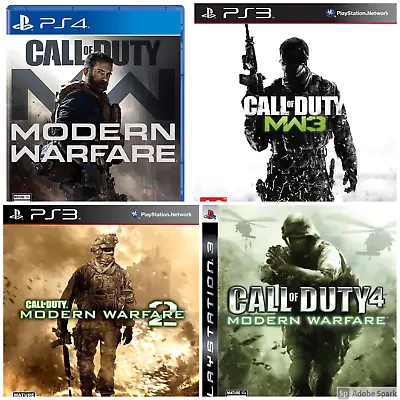Call Of Duty Modern Warfare PlayStation PS4 PS3 Games - Choose Your Game • £9.99