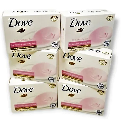 $16.75 • Buy 6 BARS - DOVE PINK/ROSA ROSE BEAUTY SOAP MOISTURIZING CREAM, 100g - EXP 05/2024