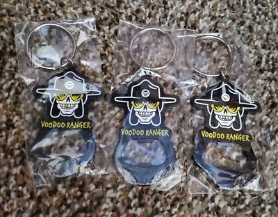 Lot Of 3 Voodoo Ranger Bottle Opener Keychains Metal Collectible Memorabilia New • $14.95