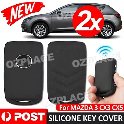 2X Silicone Key Cover For MAZDA 3 CX3 CX5 CX30 2019 2020 2021 Remote Case FOB Z • $8.95