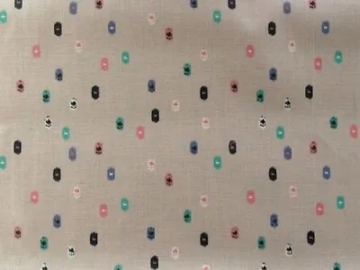 Rico Laminated Cotton Vinyl Fabric Lilac - Per Metre • £11.49