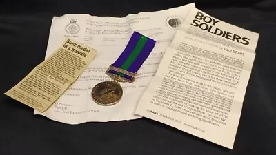 £599.99 • Buy RARE General Service Medal GSM CANAL ZONE Clasp RAF Egypt Suez Issued Provenance