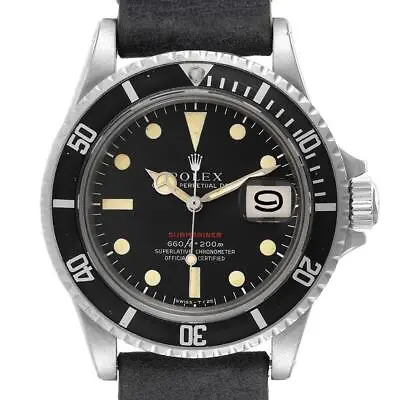Rolex Submariner Vintage Black Mark IV Dial Steel Mens Watch 1680 • $26400