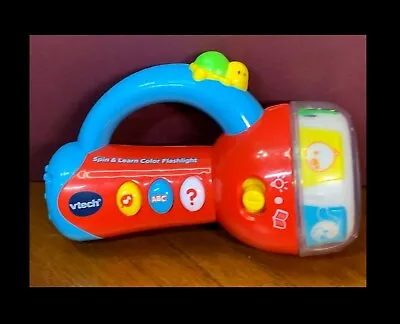 Vtech Spin And Learn Colored Flashlight A Very Educational Toy For Young Child • $7.99