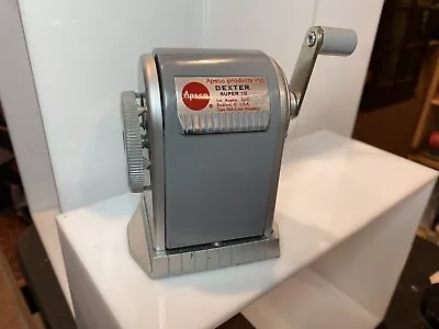 Vintage 1970s  Apsco Dexter Super 10  Pencil Sharpener - Excellent Example • $22