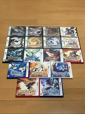 $16 • Buy Pokemon DS 3DS All Series 20 Type Japanese Language Edition Used Good Bulk Sale