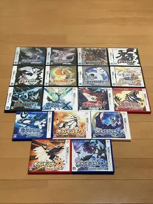 $38 • Buy Pokemon Pokémon DS 3DS All Series 20 Type Japanese Language Edition Used Bulk