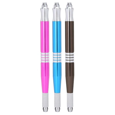 £2.28 • Buy Permanent Makeup Microblading Pen Eyebrow Lip Practice Skin Manual Tattoo Kit