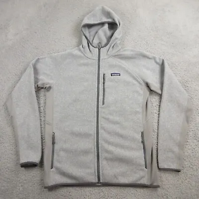 Patagonia Mens Performance Better Sweater Hoody Size L Gray Jacket Fleece 25960 • $99.98