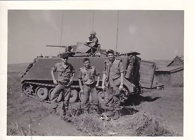 Original Snapshot Photo ARVN M113 ARMORED PERSONNEL CARRIER APC TANK Vietnam 1 • $20