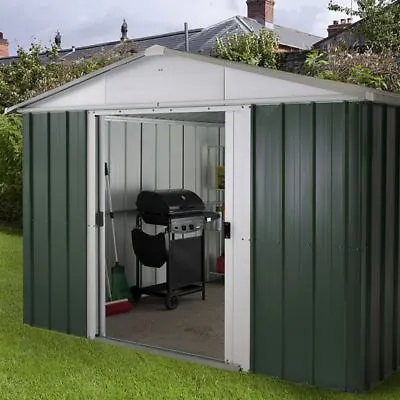 10x10 METAL GARDEN SHED YARDMASTER SHEDS 10ft X 10ft APEX GALVANISED STEEL STORE • £549.94