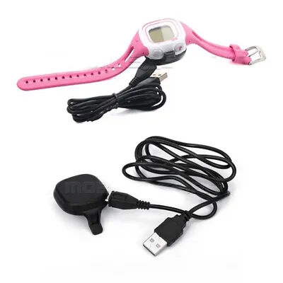 Charging Cradle Dock W/USB Cable Charger For Garmin Forerunner 10 & 15 GPS Watch • $8.92