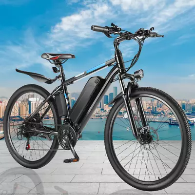 500W Electric Bike 26  EBike 20MPH 21-Speed Mountain Bicycle➕48V Li-Battery HOT! • $516.99