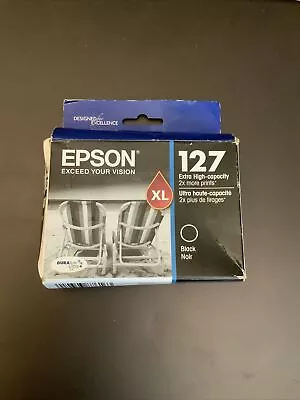 Epson 127 XL Black Printer Ink Cartridge High Capacity ~ EXP 05/23 NEW • $16