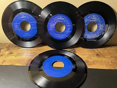 Lot Of 4 Mercury 45s Big Bopper Johnny Preston Phil Phillips Diamonds  45rpm • $6.95