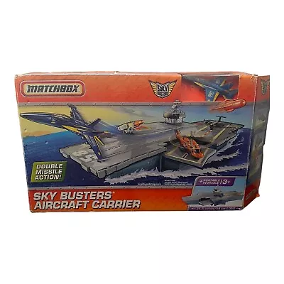 Matchbox Sky Busters Aircraft Carrier Playset Incomplete • $20