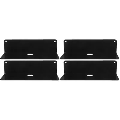  2 Sets Storage Bracket Household Wall Floating Shelf Holder Speaker Stand • £23.18