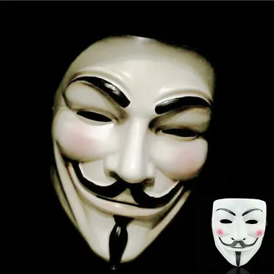 $6.99 • Buy V For Vendetta Hacker Mask Project Zorgo Halloween Cosplay Party Costume Props