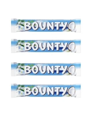 £4.49 • Buy Bounty Milk Chocolate Double Bars, Pack Of 4 BBF 04/23