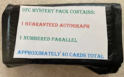 UFC Mystery Packs 🔥HOT🔥 1 AUTO Guaranteed💯 #’D PARALLEL Guaranteed🔥🥊 • $39.99