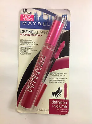 Maybelline Define-A-Lash Volume Mascara Soft Black #825 NEW. • $15.26