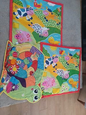 Galt Lamaze Childrens Soft Playmats X3 Excellent Condition • £15