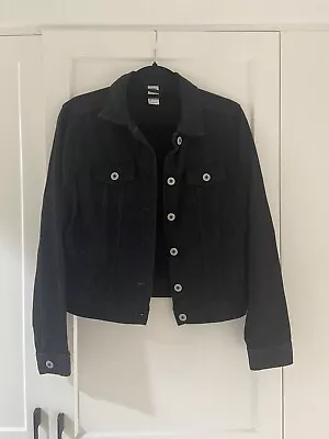 Ladies Black Denim Jacket Size 8 Women’s Black Denim Jacket ANKO • $20