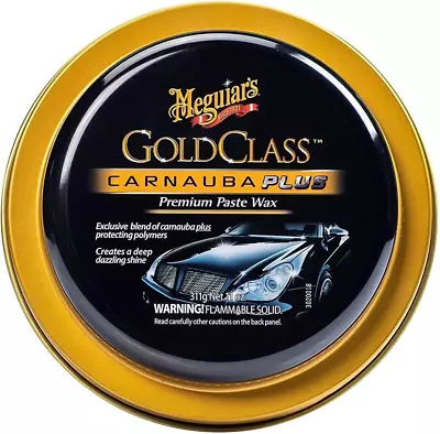 Meguiar's GOLD CLASS CARNAUBA PLUS Premium Paste Car Wax HIGH QUALITY Brand New • $17.91