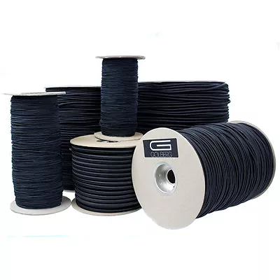 Golberg Black Shock/Bungee Cord - 3/16  1/4  1/16  1/8  1/32  2.5 Mm • $10.09