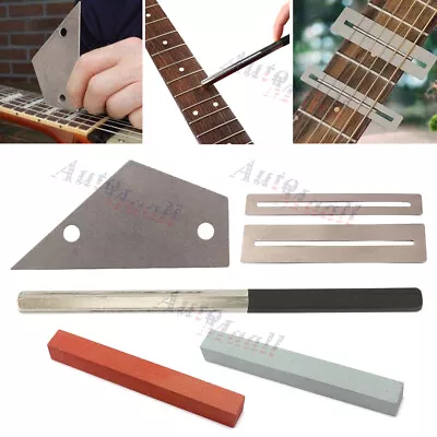 $13.99 • Buy Guitar Luthier Tool Kit Dressing File Fret Crowning Rocker Fingerboard Grinding