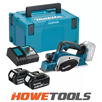 MAKITA DKP180RTJ 18v Planer 82mm Blade Width • £300.90