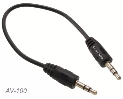 7 Inch 3.5mm Stereo Male To Male Audio Cable/Cord CablesOnline AV-100 • $6.99