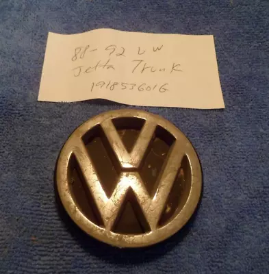1988-1992 VW Jetta Trunk Emblem  1918536016 • $25