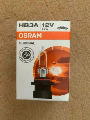 2 X GENUINE OSRAM HALOGEN HB3A 12V | 60W 9005XS P20d • $17.67