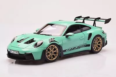 Porsche 911 992 GT3 RS Mint Green Norev 1/18 • $131.48