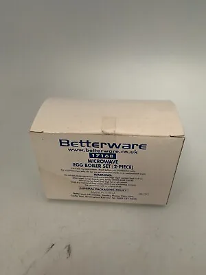 Betterware Set Of 2 Microwave Egg Boilers UNUSED #GL • £2.99